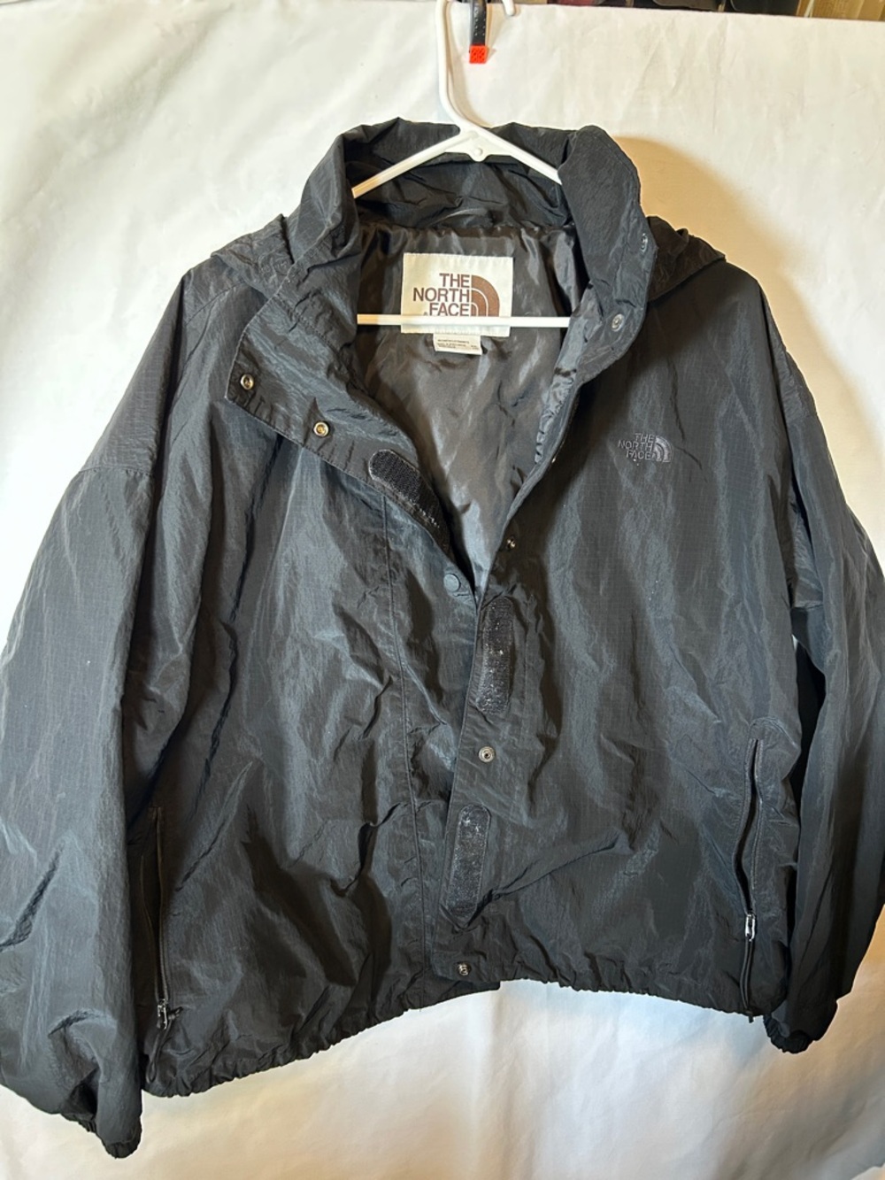 The North Face Black Hooded Women’s windbreaker Jacket
